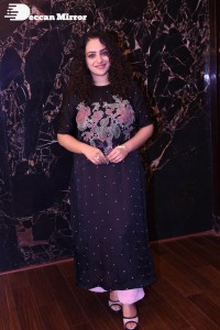 South Indian Actress Nithya Menen at a movie funciton