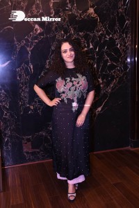South Indian Actress Nithya Menen at a movie funciton