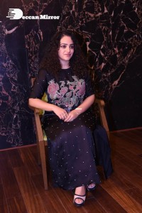 South Indian Actress Nithya Menen at a movie funciton