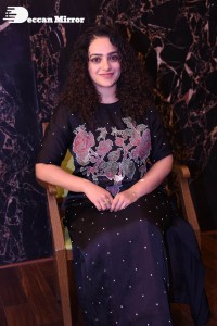 South Indian Actress Nithya Menen at a movie funciton