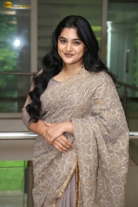 Indian actress Nivetha Thomas cute photoshoot in a saree