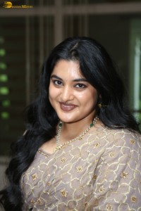 Indian actress Nivetha Thomas cute photoshoot in a saree