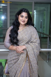 Indian actress Nivetha Thomas cute photoshoot in a saree