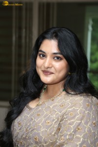 Indian actress Nivetha Thomas cute photoshoot in a saree