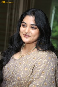Indian actress Nivetha Thomas cute photoshoot in a saree