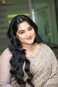 Indian actress Nivetha Thomas cute photoshoot in a saree