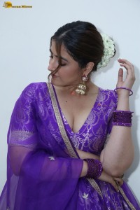 actress Nupur Sanon sexy in a low neck choli at a movie function