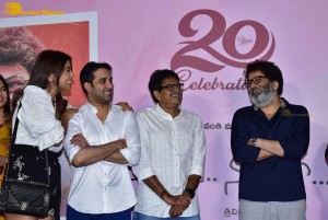 Nuvve Nuvve 20th Anniversary Press Meet attended by Tarun, Shriya and Trivikram Srinivas