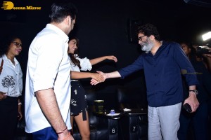 Nuvve Nuvve 20th Anniversary Press Meet attended by Tarun, Shriya and Trivikram Srinivas