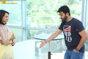 Oke Oka Jeevitham movie press meet attended by Sharwanand, Ritu Varma and Amala Akkineni