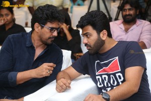 Oke Oka Jeevitham movie press meet attended by Sharwanand, Ritu Varma and Amala Akkineni