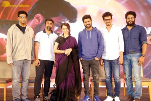 Success Meet of the film Oke Oka Jeevitham attended by Amala Akkineni, Sharwanand and Vennela Kishore