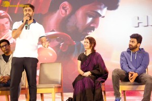Success Meet of the film Oke Oka Jeevitham attended by Amala Akkineni, Sharwanand and Vennela Kishore
