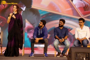 Success Meet of the film Oke Oka Jeevitham attended by Amala Akkineni, Sharwanand and Vennela Kishore