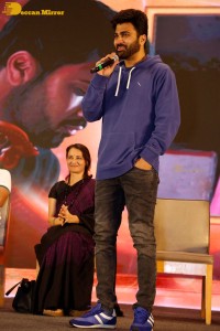 Success Meet of the film Oke Oka Jeevitham attended by Amala Akkineni, Sharwanand and Vennela Kishore