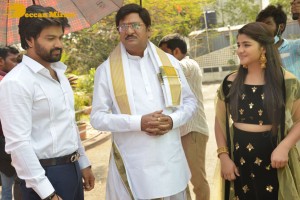 Organic Mama Hybrid Alludu movie launch ceremony attended by Rajendra Prasad, Ananya Agarwal and others
