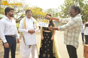Organic Mama Hybrid Alludu movie launch ceremony attended by Rajendra Prasad, Ananya Agarwal and others