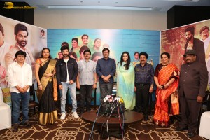 Organic Mama Hybrid Alludu Press Meet attended by Rajendra Prasad, Meena and S.V. Krishna Reddy