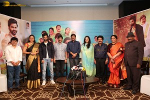 Organic Mama Hybrid Alludu Press Meet attended by Rajendra Prasad, Meena and S.V. Krishna Reddy