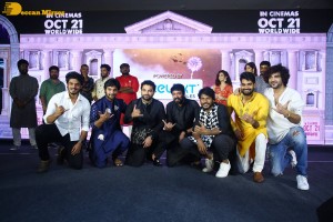 ori devuda diwali dawat attended by vishwak sen, asha bhat and mithila palkar