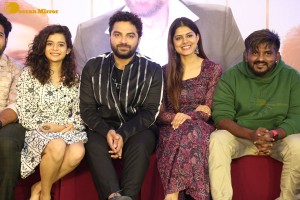 Ori Devuda success celebrations attended by Vishwak Sen, Mithila Palkar and Asha Bhat