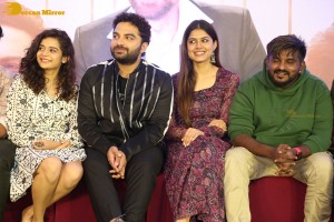 Ori Devuda success celebrations attended by Vishwak Sen, Mithila Palkar and Asha Bhat