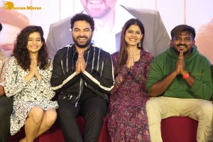 Ori Devuda success celebrations attended by Vishwak Sen, Mithila Palkar and Asha Bhat
