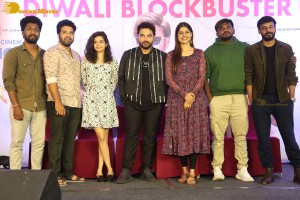 Ori Devuda success celebrations attended by Vishwak Sen, Mithila Palkar and Asha Bhat