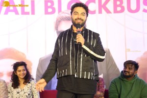 Ori Devuda success celebrations attended by Vishwak Sen, Mithila Palkar and Asha Bhat