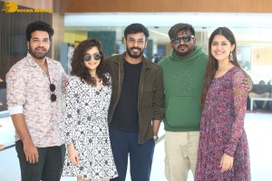 Ori Devuda success celebrations attended by Vishwak Sen, Mithila Palkar and Asha Bhat