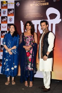 Paani Trailer Launch attended by Adinath Kothare, Subodh Bhave, Rucha Vaidya, and Priyanka Chopra