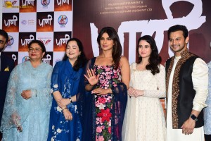 Paani Trailer Launch attended by Adinath Kothare, Subodh Bhave, Rucha Vaidya, and Priyanka Chopra
