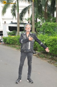 Veteran Bollywood Actors Shakti Kapoor and Padmini Kolhapure were spotted at Film City in Goregaon on July 10, 2023