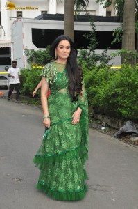 Veteran Bollywood Actors Shakti Kapoor and Padmini Kolhapure were spotted at Film City in Goregaon on July 10, 2023