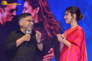 Chiranjeevi, Gopichand and Raashi Khanna at the Pre-Release Function of the movie Pakka Commercial