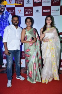 Chiranjeevi, Gopichand and Raashi Khanna at the Pre-Release Function of the movie Pakka Commercial