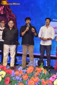 Chiranjeevi, Gopichand and Raashi Khanna at the Pre-Release Function of the movie Pakka Commercial