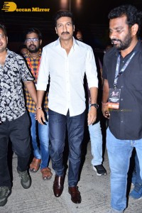Chiranjeevi, Gopichand and Raashi Khanna at the Pre-Release Function of the movie Pakka Commercial