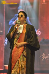 Chiranjeevi, Gopichand and Raashi Khanna at the Pre-Release Function of the movie Pakka Commercial