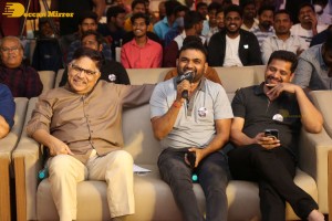 Telugu Movie Pakka Commercial Press Meet attended by Gopichand, Raashi Khanna, Allu Aravind and others