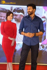 Telugu Movie Pakka Commercial Press Meet attended by Gopichand, Raashi Khanna, Allu Aravind and others