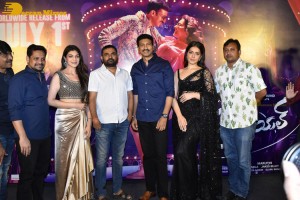 Trailer launch of Telugu Movie Pakka Commercial attended by Gopichand and Raashii Khanna