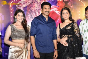 Trailer launch of Telugu Movie Pakka Commercial attended by Gopichand and Raashii Khanna