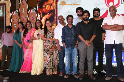 Pictures from Telugu Movie 'Palasa' pre-release function attended by cast including Actress Nakshatra