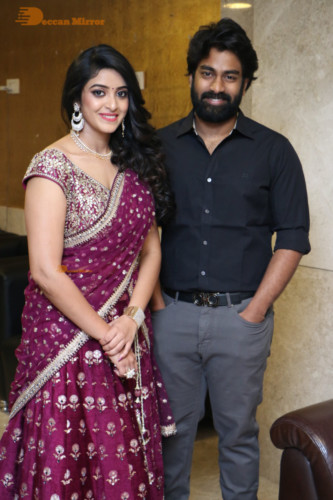 Pictures from Telugu Movie 'Palasa' pre-release function attended by cast including Actress Nakshatra