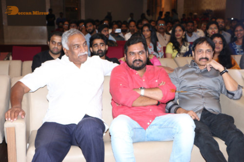 Pictures from Telugu Movie 'Palasa' pre-release function attended by cast including Actress Nakshatra