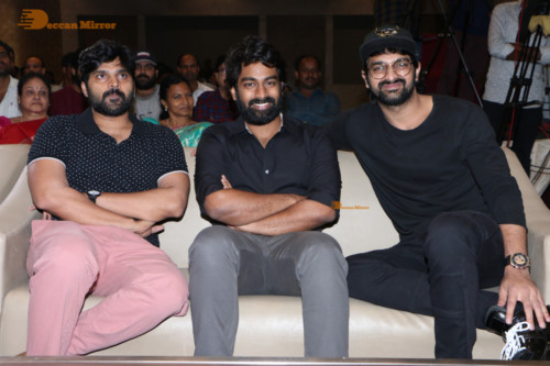 Pictures from Telugu Movie 'Palasa' pre-release function attended by cast including Actress Nakshatra