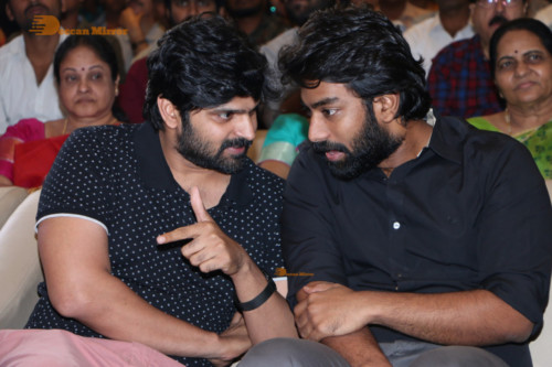 Pictures from Telugu Movie 'Palasa' pre-release function attended by cast including Actress Nakshatra
