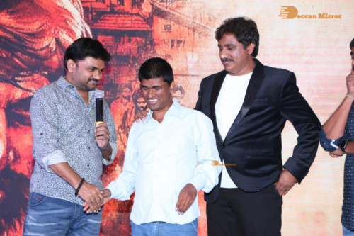 Pictures from Telugu Movie 'Palasa' pre-release function attended by cast including Actress Nakshatra