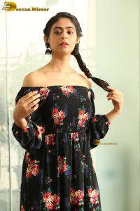 actress Pallak Lalwani beautiful in a shoulderless dress